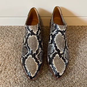Madewell Snake Skin Bootie
